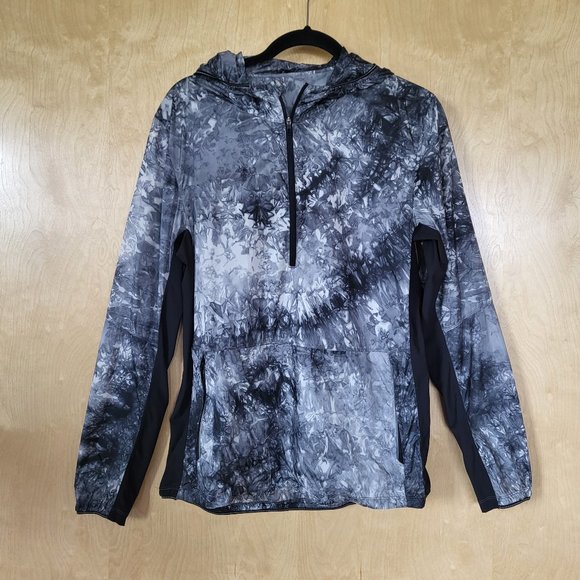 Lululemon Anorak Diamond Dye Light Cast Black Size Small - Picture 1 of 9